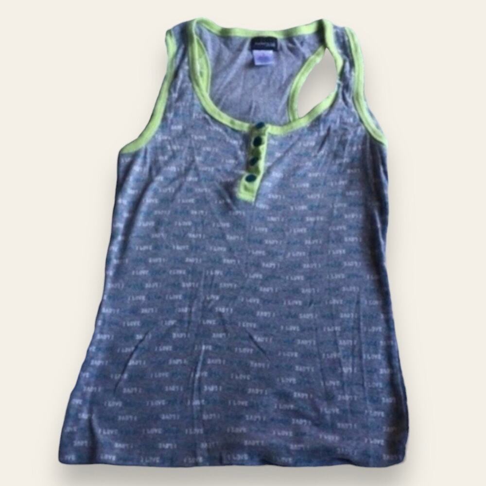 Rampage Intimates | size large "I love me" comfy pajama tank top